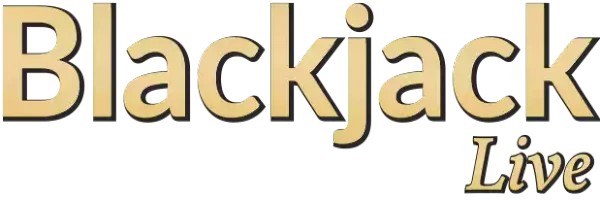 Live Blackjack slot logo by Evolution at Spinko Casino