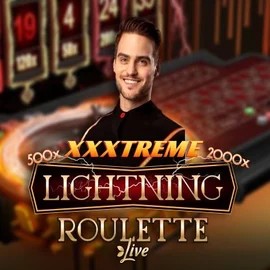 Official Live Casino logo: XXXtreme Lightning Roulette by Evolution at Spinko Casino